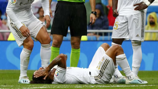 Marcelo suffers cervicodorsal injury and will miss PSG clash