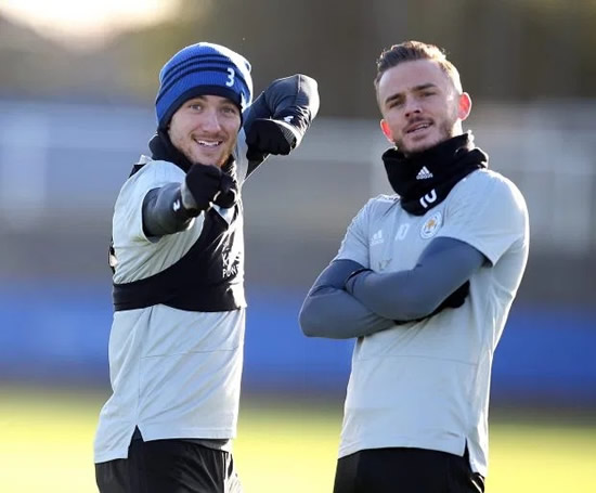 MADD FOR THEM Man Utd stepping up £130m double transfer swoop for Leicester pair James Maddison and Ben Chilwell