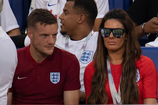 Jamie Vardy gives public show of support to wife Rebekah in Coleen Rooney row