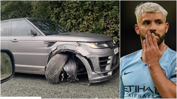 Aguero caught in car accident on way to training