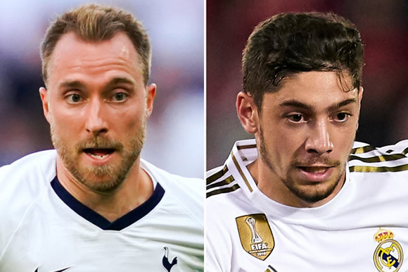 Spurs star Christian Eriksen's Real Madrid transfer could be OFF thanks to Federico Valverde's fine form