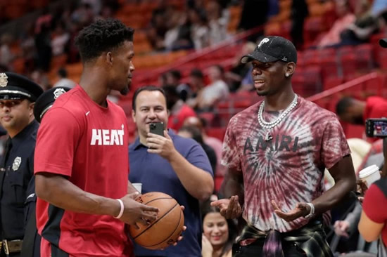 MIAMI NICE Man Utd star Paul Pogba hangs out with Pharrell Williams and NBA star Jimmy Butler in Miami as he fights back to fitness
