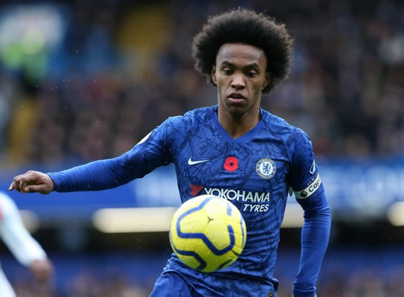 Chelsea star Willian 'offered to Real Madrid but Zidane turns down transfer' as winger runs down contract