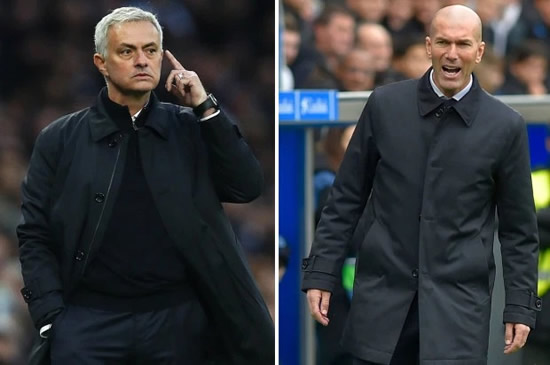 JOSE'S REAL SNUB Real Madrid offered Jose Mourinho £12m NOT to join Spurs… and wait for Zinedine Zidane to be sacked