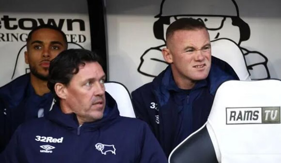 Rooney in Derby dugout on first matchday as player-coach gets set for new career chapter but can’t play for month