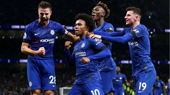 'Chelsea can't keep being up and down' – Willian seeks consistency after win over Mourinho's Spurs