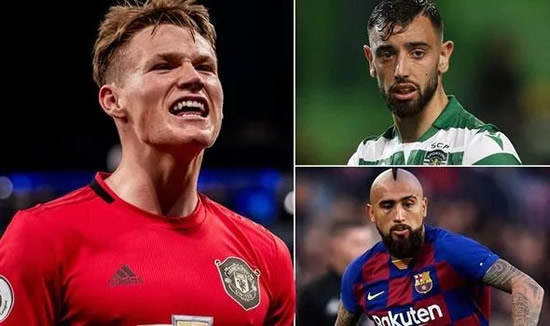 Three midfielders Man Utd could sign in January to replace Scott McTominay after injury