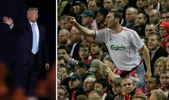 Liverpool fans rage at Donald Trump as World War 3 puts Premier League title at risk
