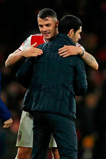 Arsenal boss Mikel Arteta spills the beans on heart-to-heart talks with Granit Xhaka
