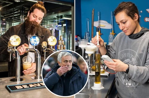Tottenham to serve their own beer against Liverpool but Jose Mourinho’s just hoping his players don’t bottle it