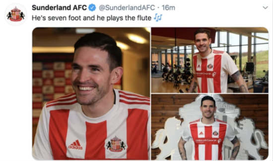 Sunderland apologise for referencing controversial chant in Kyle Lafferty transfer announcement