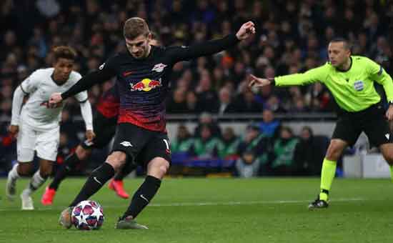Tottenham 0-1 RB Leipzig: Werner makes Spurs pay the penalty