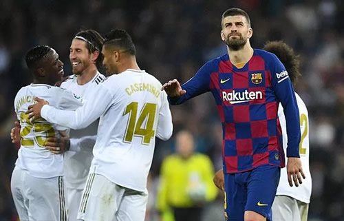 Gerard Pique: Real Madrid one of the worst I've faced at the Bernabeu