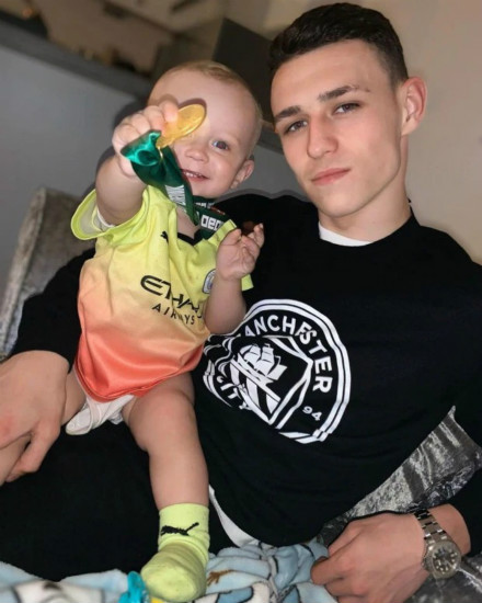 Phil Foden became a dad at 18 with childhood sweetheart Rebecca Cooke and bought a £2m home for his parents