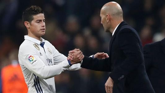 Real Madrid's James upset with Zidane as Copa America looms - source
