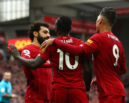 Liverpool 2-1 Bournemouth: Salah and Mane clinch record-breaking win