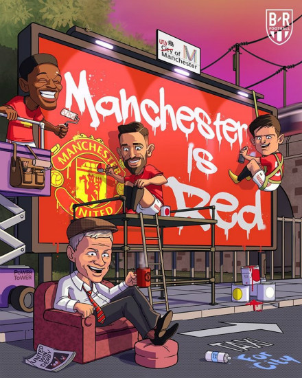 7M Daily Laugh - Manchester is Red