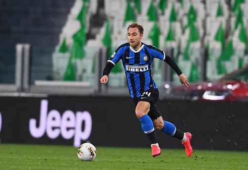 Christian Eriksen forced to leave hotel due to coronavirus as Inter Milan step in