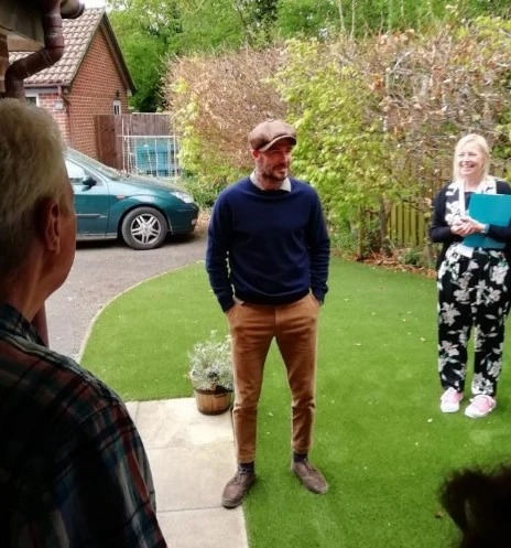 A DAVE TO REMEMBER David Beckham makes shock visit to home of Liverpool fan with cancer as Man Utd legend continues charity work