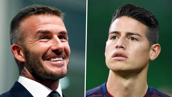 Beckham in talks with Real Madrid to bring James Rodriguez to Inter Miami