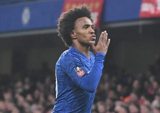 WILL I NEVER Chelsea star Willian ‘in shock free transfer talks with Liverpool’ over summer move with Arsenal and Tottenham keen