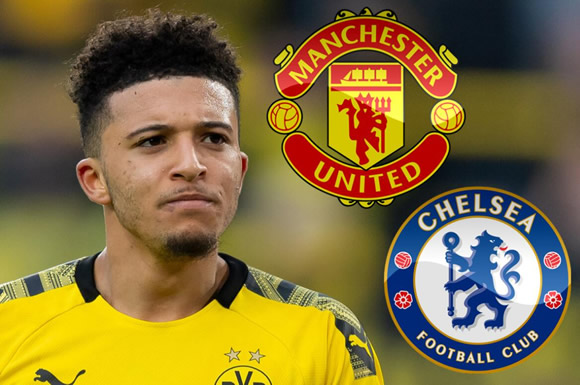 Jadon Sancho clause could see Man City hike price and start bidding war for Chelsea and Man Utd transfer target