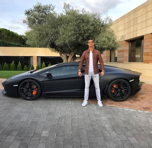 Cristiano Ronaldo remarkable car collection worth over £7m including rare Ferrari