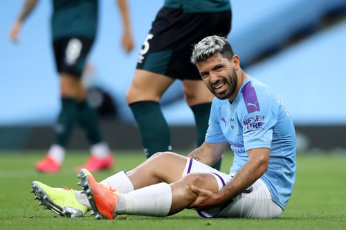 Guardiola fears Aguero could miss rest of season with ‘painful’ knee injury ending Man City striker’s Golden Boot dreams