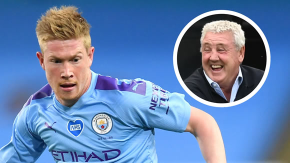 'De Bruyne has had enough of Man City!' - Bruce jokes about Newcastle signing Belgian star