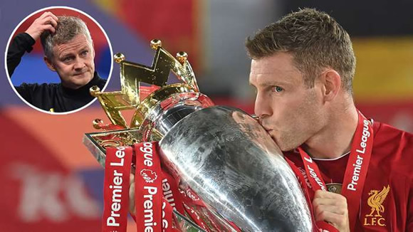 'F*cking w*nkers!' - Milner filmed aiming dig at Man Utd as he celebrated Liverpool title win