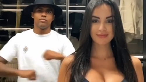 Douglas Costa and his girlfriend go viral with their choreographed dancing