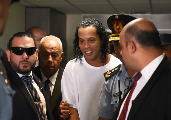 Ronaldinho allegedly breaches house arrest with 'luxurious hotel parties with models'