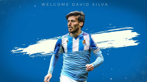 Real Sociedad sign David Silva