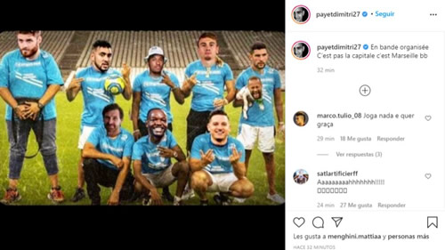 Payet stokes the flames from PSG vs Marseille with insulting picture