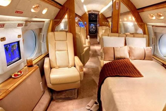 A look inside Messi's luxurious private jet