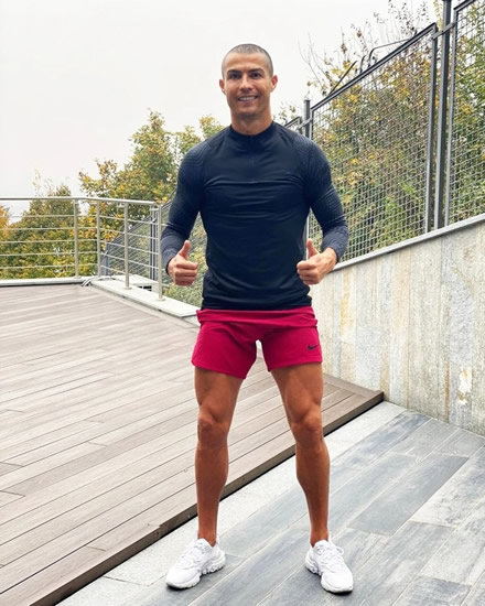 Cristiano Ronaldo showcases a new look