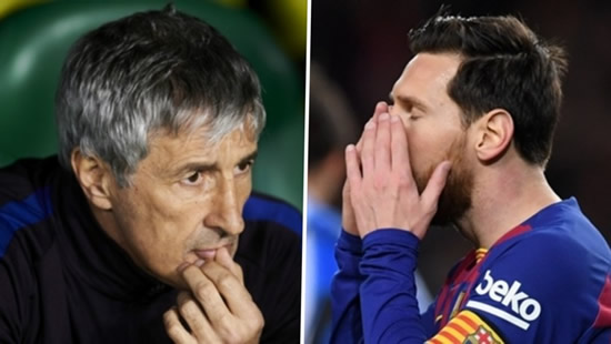 'Who am I to change him?!' - Ex-Barcelona coach Setien admits Messi is 'difficult to manage'