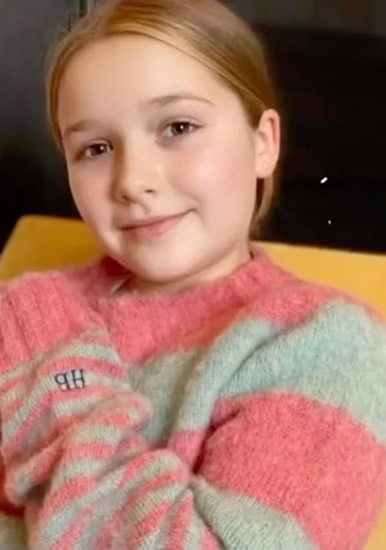 Victoria Beckham gives daughter Harper, 9, lavish gift of £390 Christmas jumper