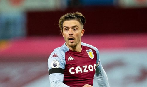 Jack Grealish would 'only join' Liverpool, Tottenham or Man City - not Man Utd