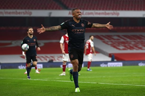 Gabriel Jesus' 'teeth' leave fans baffled after Man City star scores vs Arsenal