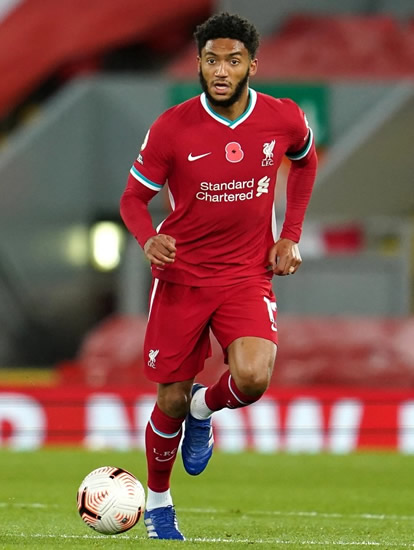 ALL GO FOR JOE Joe Gomez steps up injury recovery as Liverpool defender uses exercise bike following knee surgery