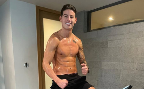 James Rodriguez settles any doubts over his fitness