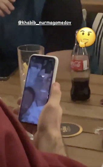 Cristiano Ronaldo caught on FaceTime with Khabib days after sharing Anthony Joshua chats