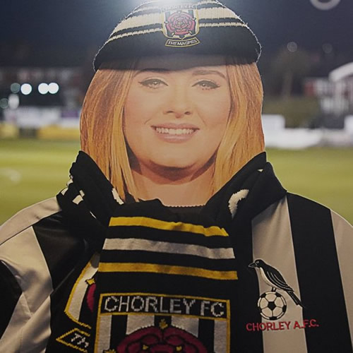 Adele makes special appearance at Chorley vs Wolves - but not as you'd expect