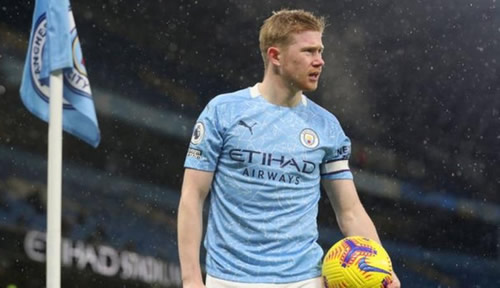 Kevin de Bruyne: Manchester City midfielder out for four to six weeks