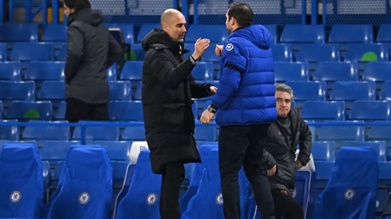 Man City's Guardiola sympathises with Lampard but managers 'have to win'
