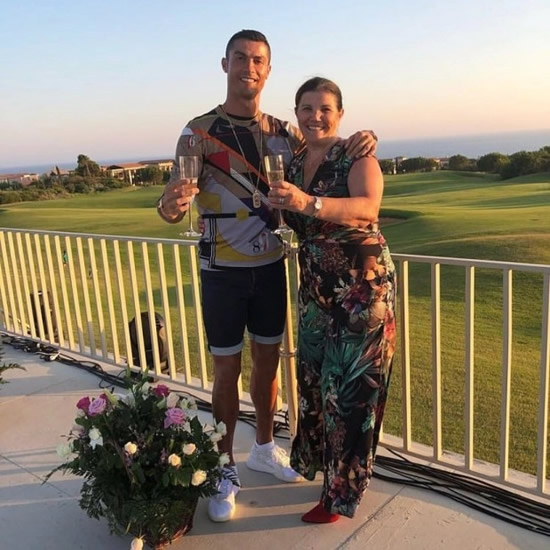 Cristiano Ronaldo's mum lets slip he gorges on pizza once a WEEK despite Juventus star telling son off for eating crisps