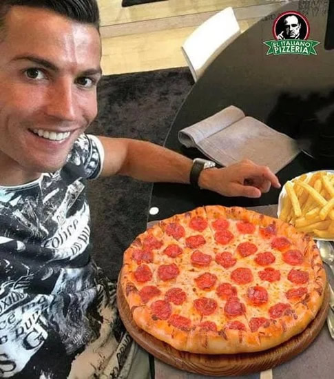 Cristiano Ronaldo's mum lets slip he gorges on pizza once a WEEK despite Juventus star telling son off for eating crisps