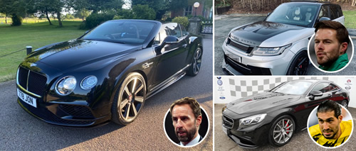 Gareth Southgate’s £80,000 Bentley, Jack Butland’s £98,000 Range Rover and more footballers’ cars selling on Auto Trader