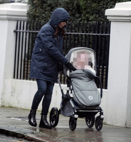 Frank Lampard spotted out with wife Christine and baby as ex-Chelsea boss has some family time after being sacked